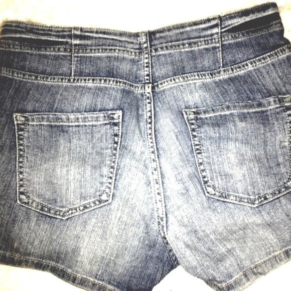 Jean Shorts Ultra High Rise Dual Zippers, 4 - Picture 4 of 7